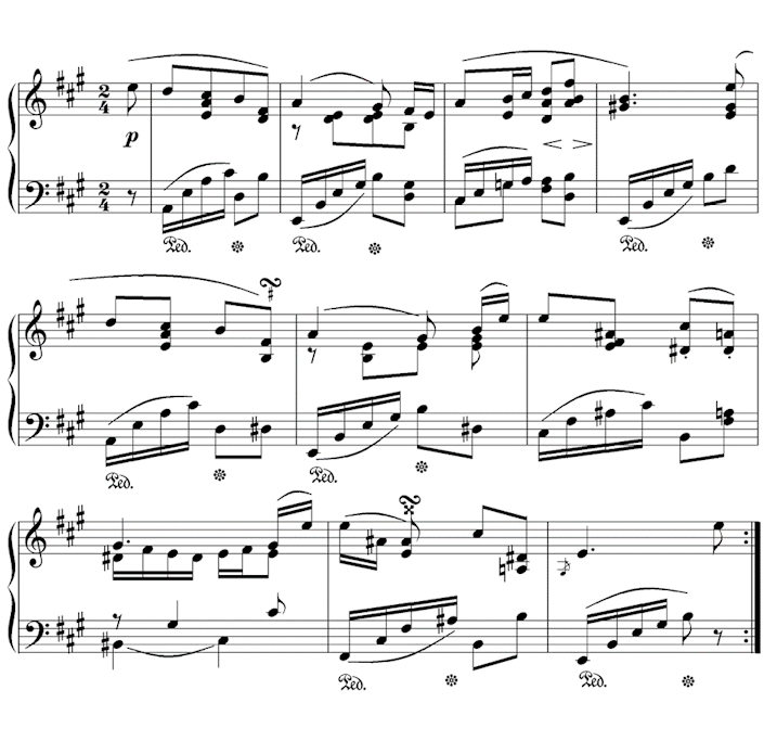 Schumann prevailing key