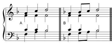 doubled passing notes