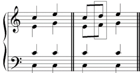 decoration in soprano and alto at the same time