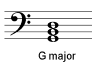 triad with clef