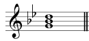 chords tonic triad gm