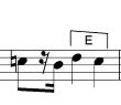 melodic intervals 3 0 5