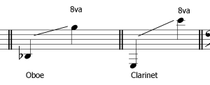 woodwind instrument ranges