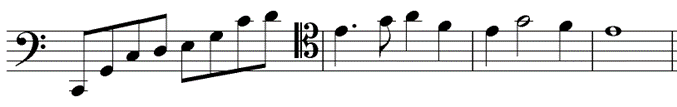 smaller tenor clef
