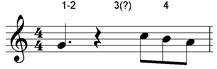 incorrect rests