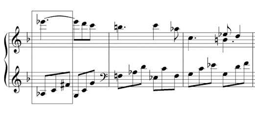 Mozart - identify prevailing key of chord