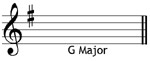 G major key signature