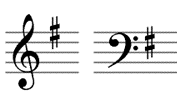 key signature for G major and E minor