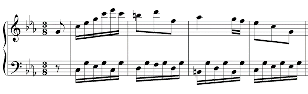 broken chord pattern