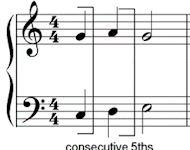 consecutive (parallel) 5ths