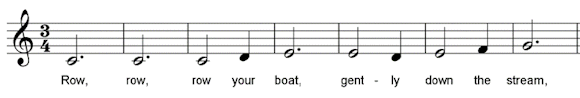 Row Your Boat - conjunct motion